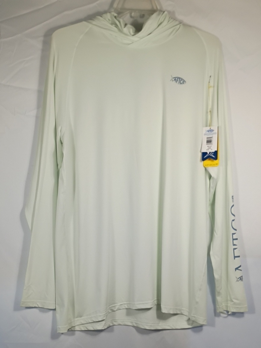 NWT Aftco Samurai Yurei Long Sleeve Light Green Fishing Shirt Size 2X Outdoor